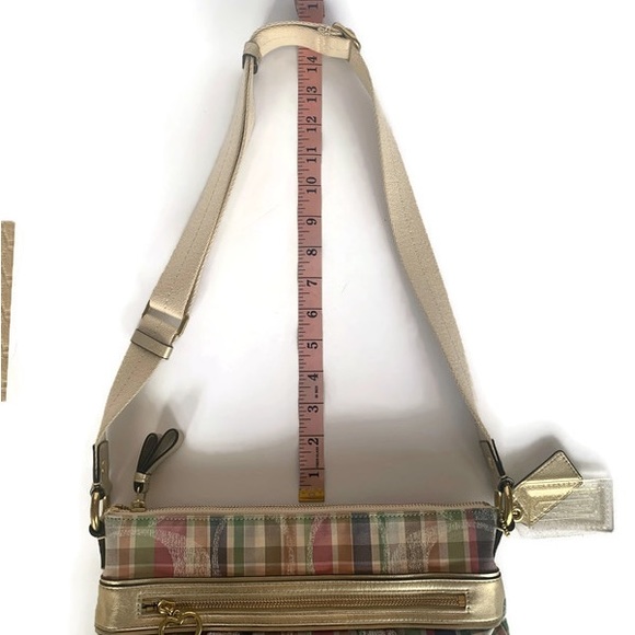 *Like New* COACH Plaid Handbag+ Wristlet - Picture 5 of 16